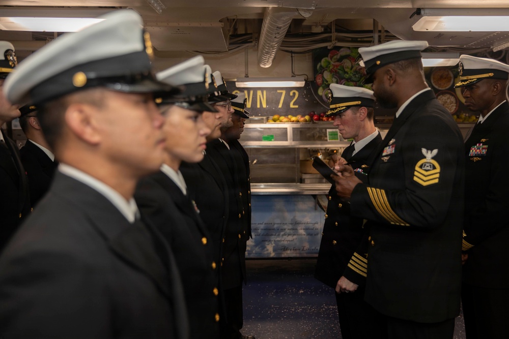 USS Abraham Lincoln conducts routine operations.