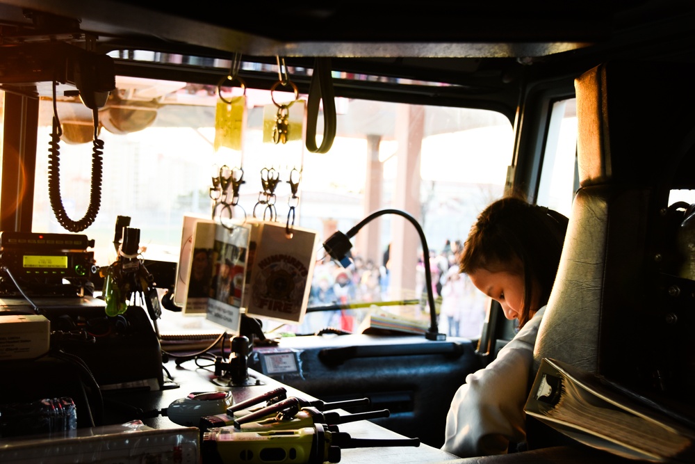 Fire Prevention Week lessons continue at Camp Humphreys