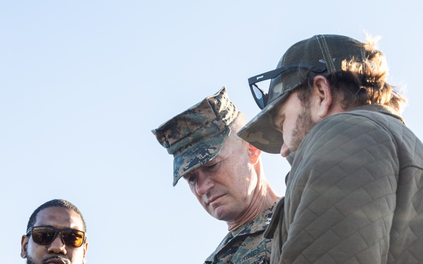 1st MARDIV Commanding General observes TCS capabilities during Steel Knight 25