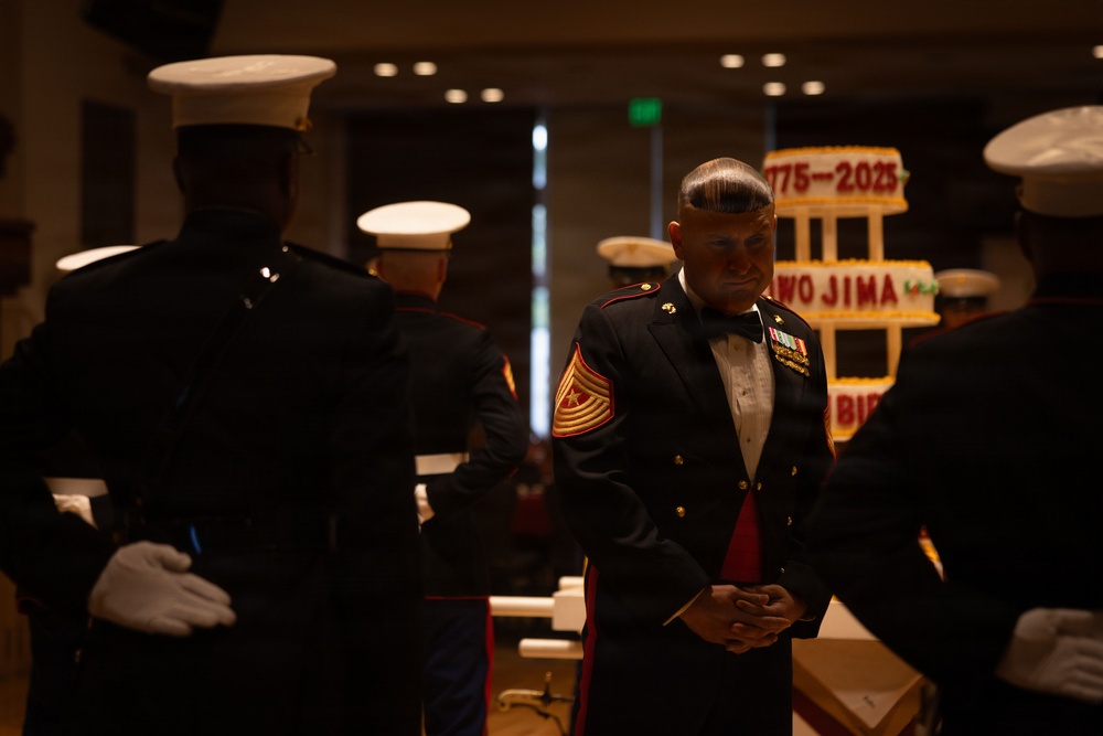 Headquarters Battalion, 3rd Marine Division Celebrates the U.S. Marine Corps 250th Birthday