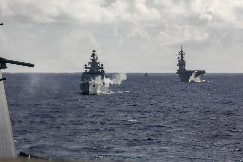 USS Fitzgerald (DDG 62) participates in exercise MALABAR 2025