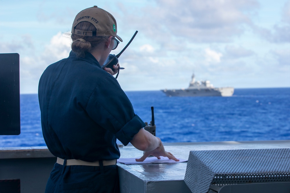 USS Fitzgerald (DDG 62) participates in exercise MALABAR 2025