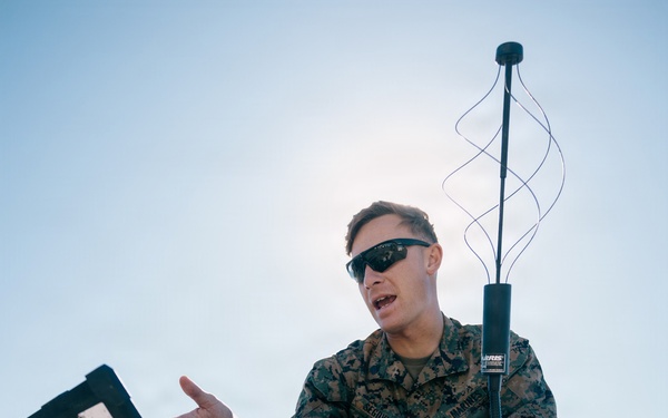 11th MEU Marines Test Communications Equipment