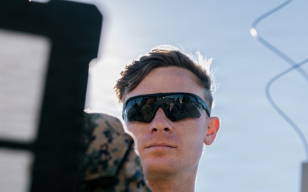 11th MEU Marines Test Communications Equipment