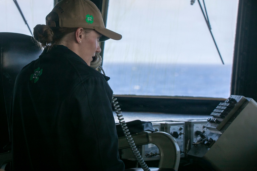 USS Fitzgerald (DDG 62) underway in Philippine Sea