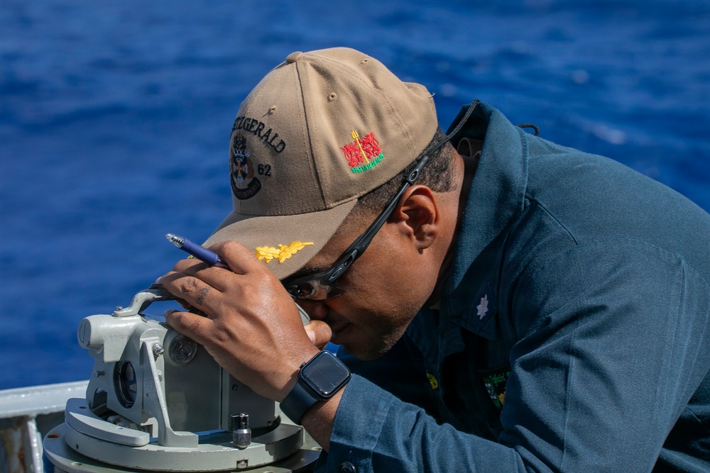 USS Fitzgerald (DDG 62) underway in Philippine Sea