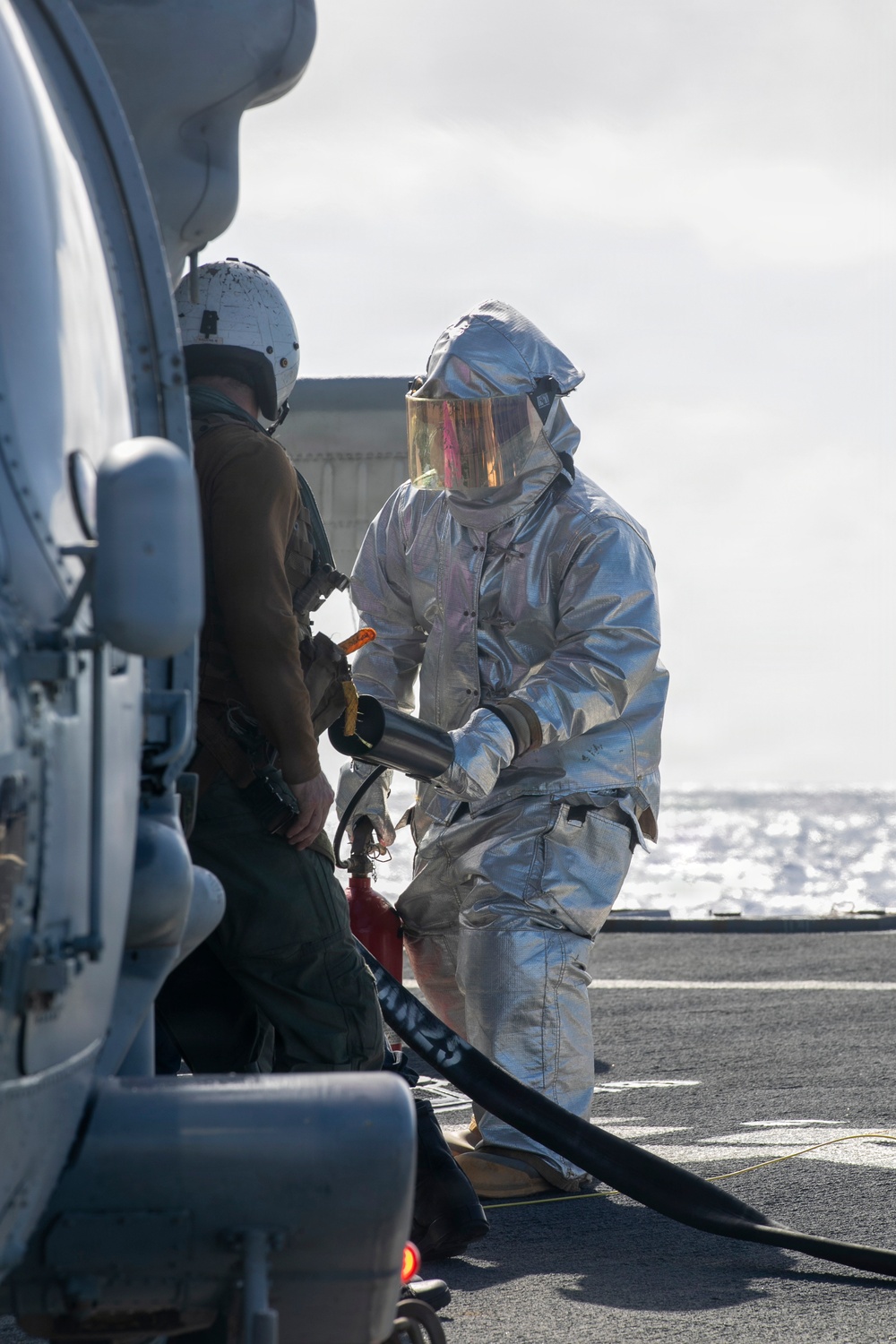 USS Fitzgerald (DDG 62) flight deck operations
