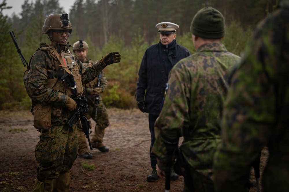 2nd MLG Commanding General and leaders from NATO Ally and Partner nations visit bilateral training