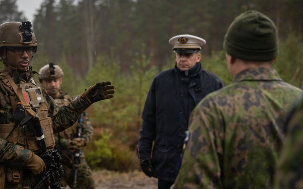 2nd MLG Commanding General and leaders from NATO Ally and Partner nations visit bilateral training