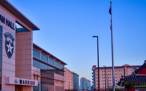 2d Infantry Division tree lighting ceremony