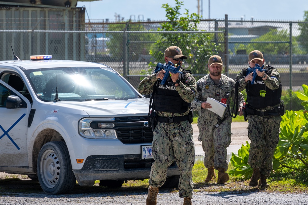 NSF Diego Garcia conducts a Security Drill
