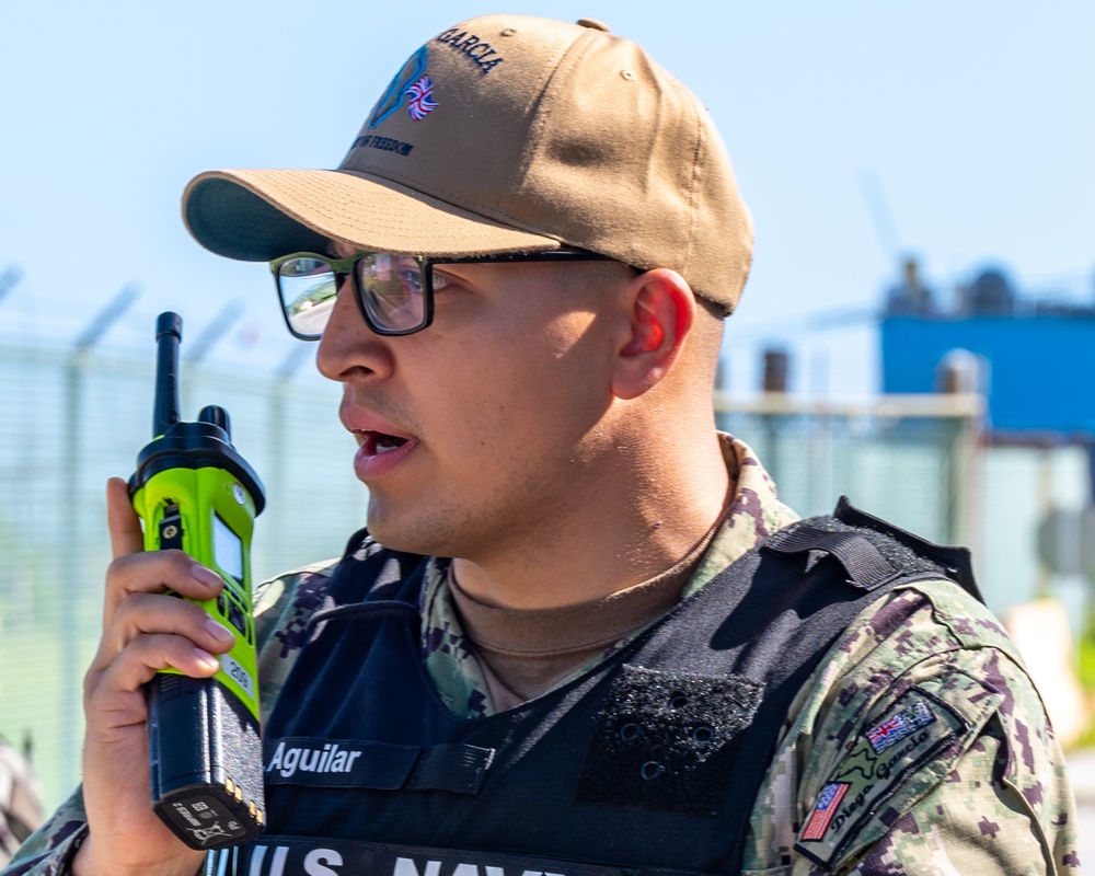 NSF Diego Garcia conducts a Security Drill