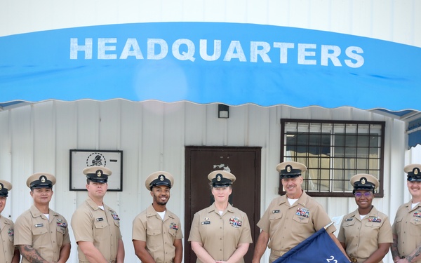 Christian Promoted to Senior Chief Aboard Camp Mitchell