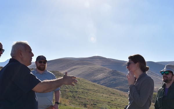 U.S. Army Corps of Engineers team checks on water supply project in Armenia