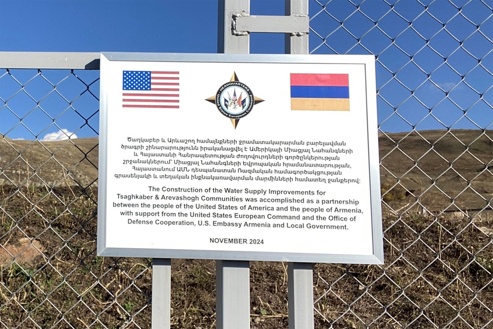 U.S. Army Corps of Engineers team checks on water supply project in Armenia