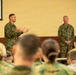 The Commandant, Gen. Eric M. Smith and the Sergeant Major of the Marine Corps, Carlos A. Ruiz visit The Basic School instructors and students