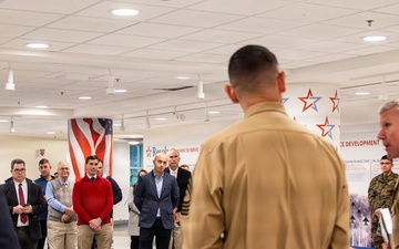The Commandant, Gen. Eric M. Smith and the Sergeant Major of the Marine Corps, Carlos A. Ruiz attend the book release of Semper Fidelis