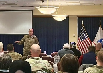 Lunch and learn with senior commander