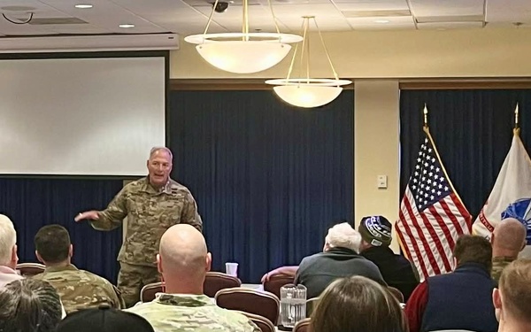 Lunch and learn with senior commander