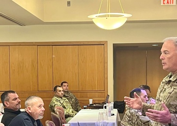 Lunch and learn with senior commander