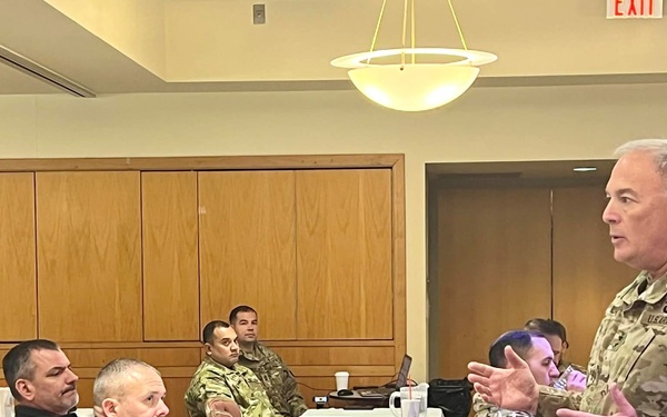 Lunch and learn with senior commander