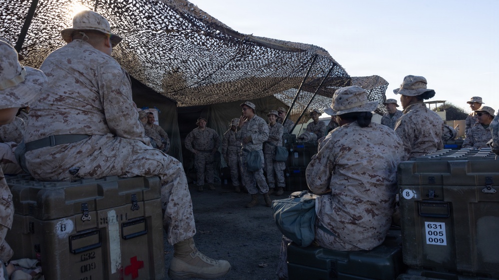 Sailors conduct CBRN and TCCC training during Exercise Steel Knight 25