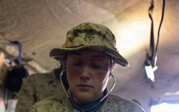 Sailors conduct CBRN and TCCC training during Exercise Steel Knight 25