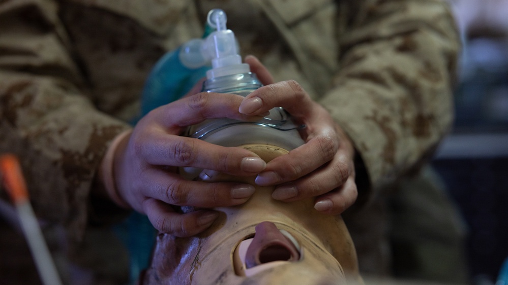 Sailors conduct CBRN and TCCC training during Exercise Steel Knight 25
