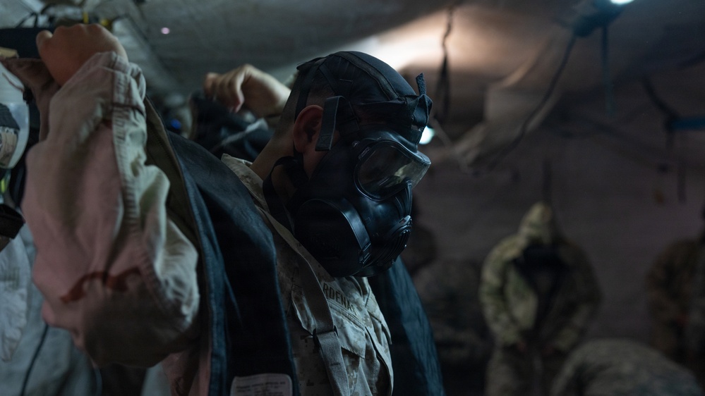 Sailors conduct CBRN and TCCC training during Exercise Steel Knight 25