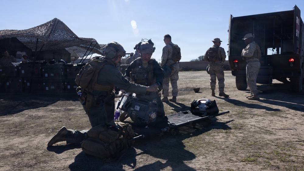 Sailors conduct CBRN and TCCC training during Exercise Steel Knight 25