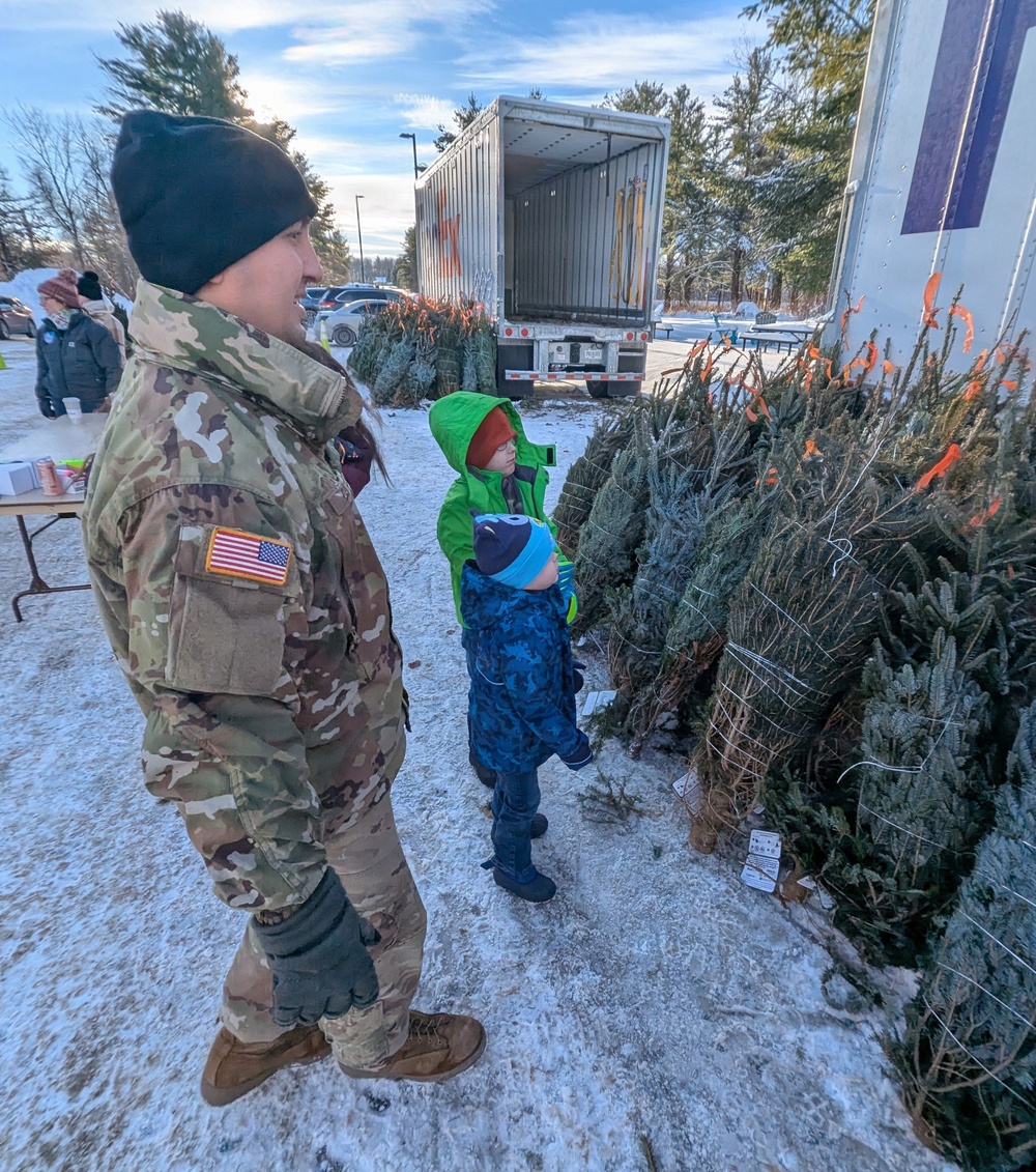Trees for Troops brings holiday cheer to Fort Drum Soldiers, families
