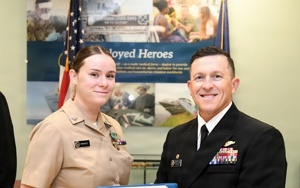 Awards Ceremony at Naval Hospital Jacksonville - Dec. 5, 2025