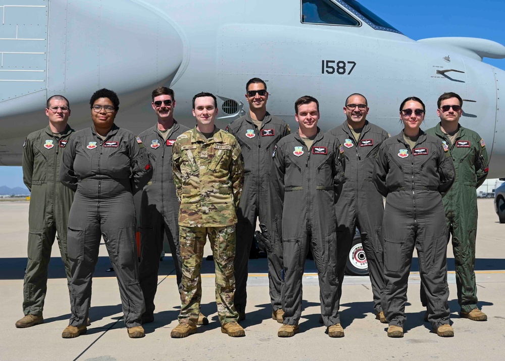 RC-135 Rivet Joint, EA-37B Compass Call conduct historic sorties
