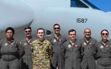 RC-135 Rivet Joint, EA-37B Compass Call conduct historic sorties