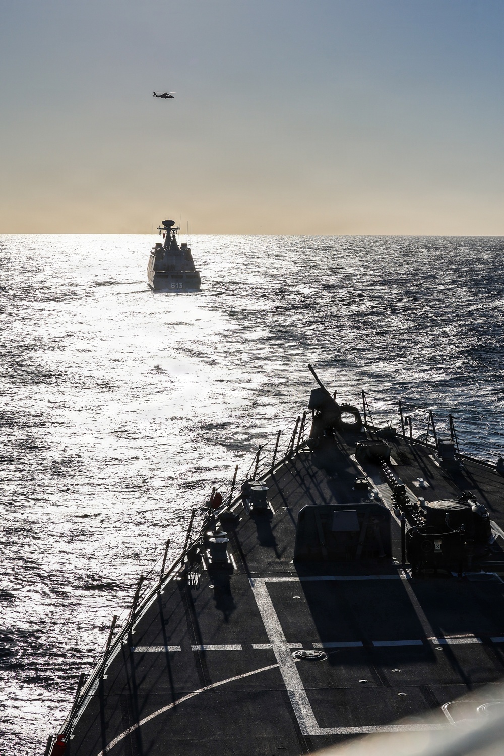 USS Paul Ignatius (DDG 117) ports in Agadir Morocco and conducts Passing Exercises with the Royal Moroccan Navy