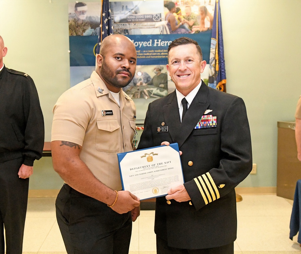 Awards Ceremony at Naval Hospital Jacksonville - Dec. 5, 2025