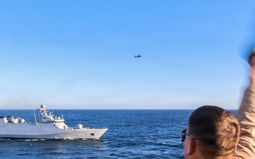 USS Paul Ignatius (DDG 117) ports in Agadir Morocco and conducts Passing Exercises with the Royal Moroccan Navy