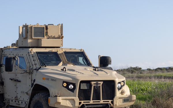11th MEU Marines and Sailors embark equipment prior to a ship to shore movement