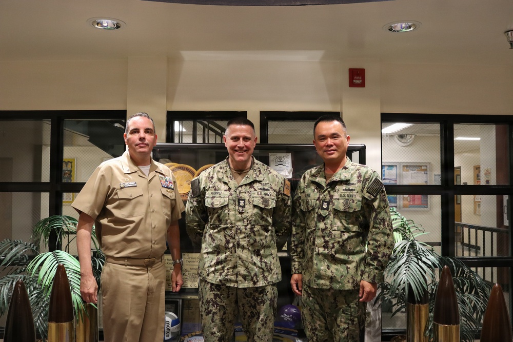 NIOC Pensacola Fleet Cyber/US Tenth Fleet Command Master Chief Happli Visit