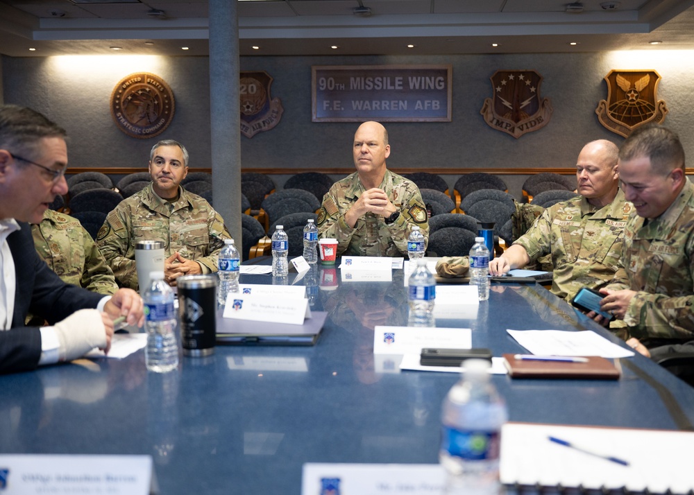 AFGSC Commander Visits F.E. Warren AFB
