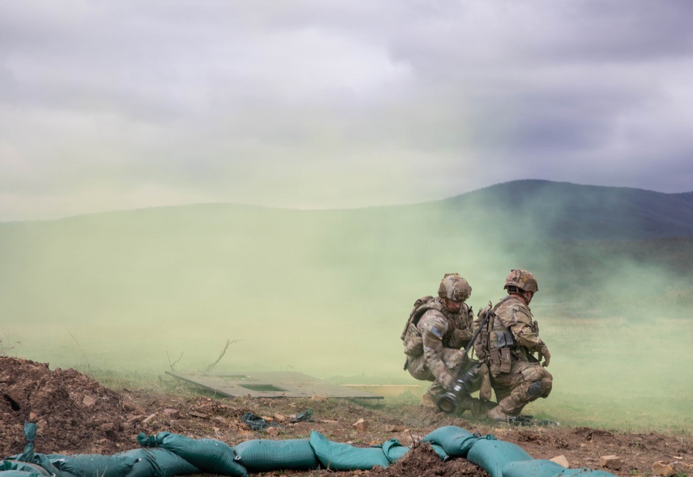 1st Infantry Division Conducts a Platoon Live Fire Exercise in Bulgaria