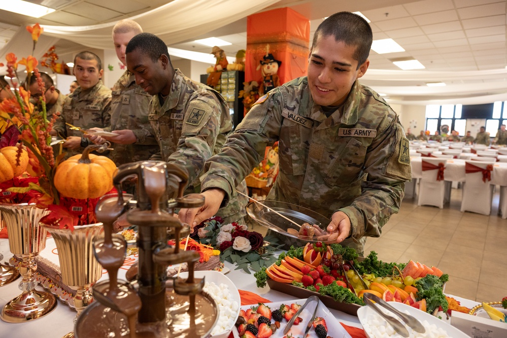 Soldiers ‘grateful’ for more than feast this Thanksgiving