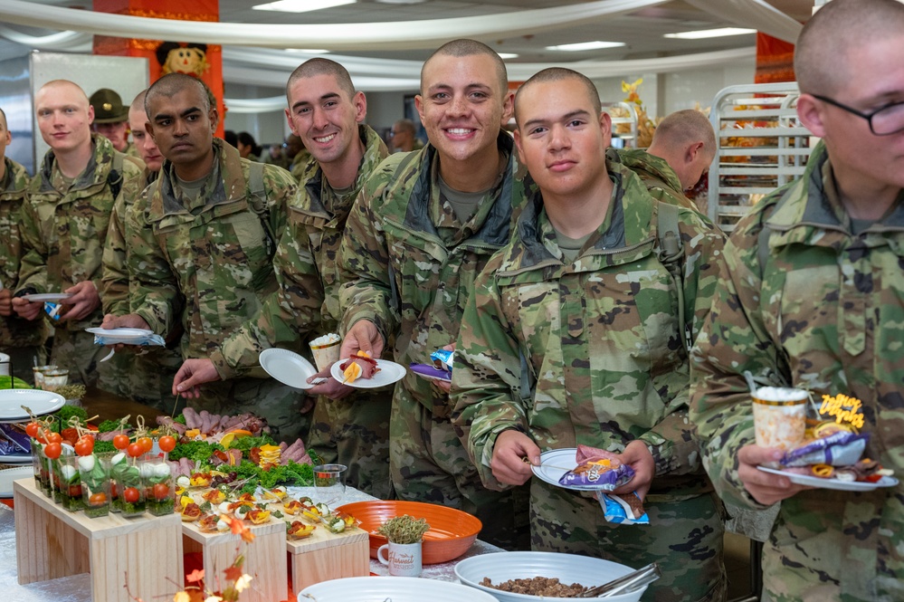 Soldiers ‘grateful’ for more than feast this Thanksgiving