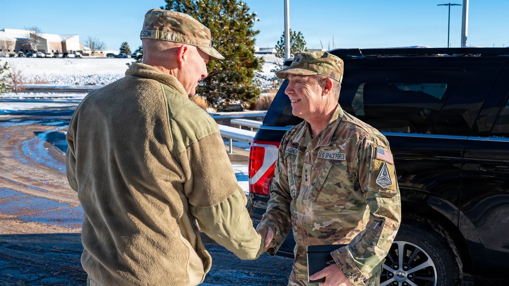 USSF Combat Forces Command Leadership Visits Buckley SFB