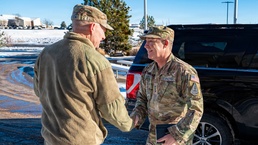USSF Combat Forces Command Leadership Visits Buckley SFB