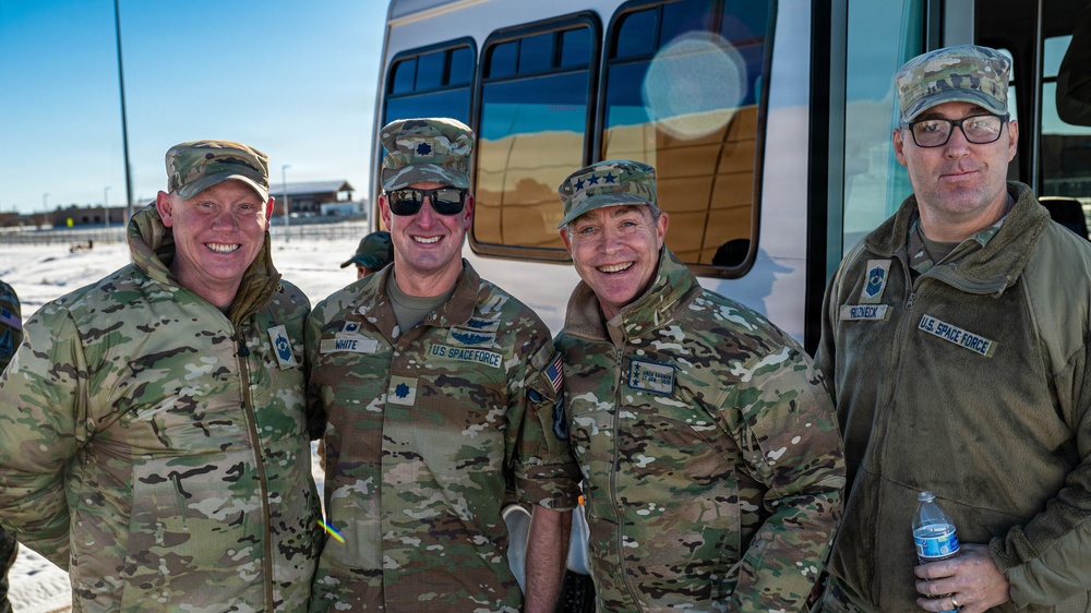 USSF Combat Forces Command Leadership Visits Buckley SFB