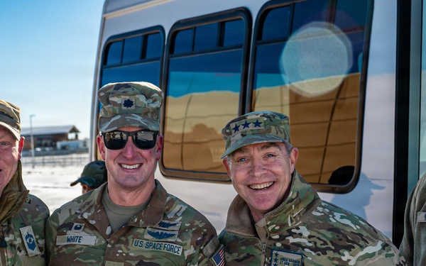USSF Combat Forces Command Leadership Visits Buckley SFB