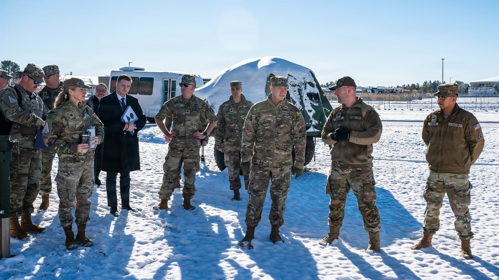 USSF Combat Forces Command Leadership Visits Buckley SFB
