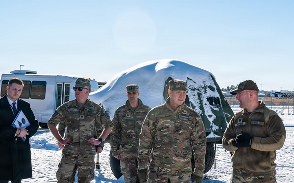 USSF Combat Forces Command Leadership Visits Buckley SFB