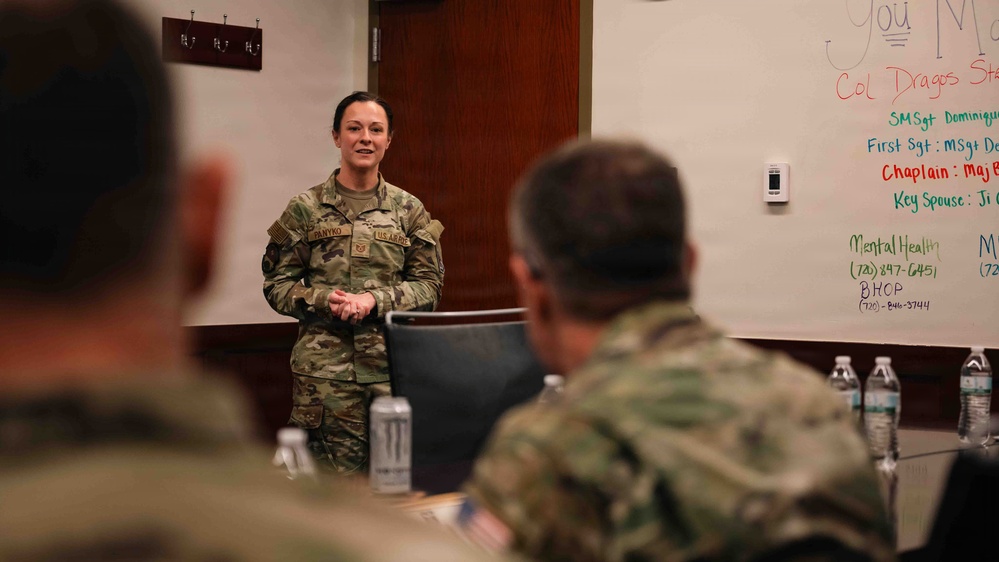 USSF Combat Forces Command Leadership Visits Buckley SFB